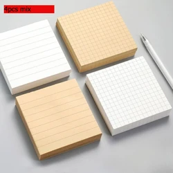 Charming Cowhide - Colored Sticky Notes - Versatile & Delightful Office Supplies (4pcs mix)