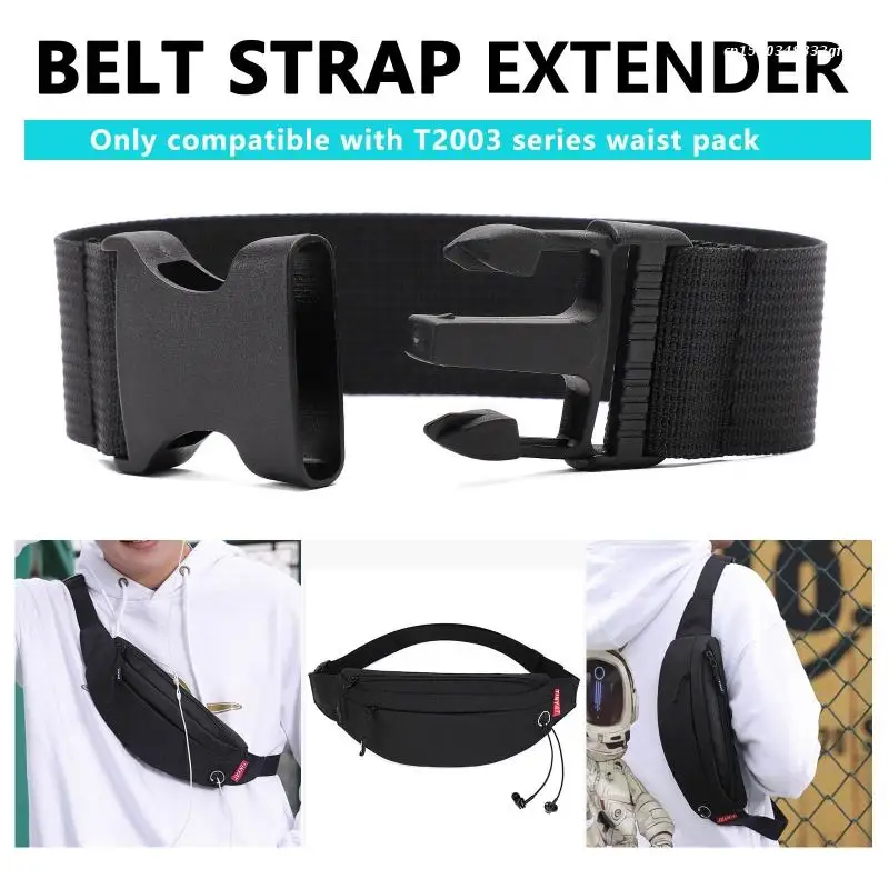 Fanny Pack Extender Strap Elastic Strap Buckle Extender 50cm