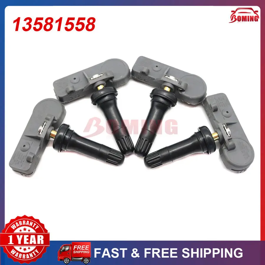 

4X новый датчик давления в шинах TPMS 13581558 для GM Chevy GMC Sierra Buick 315 МГц