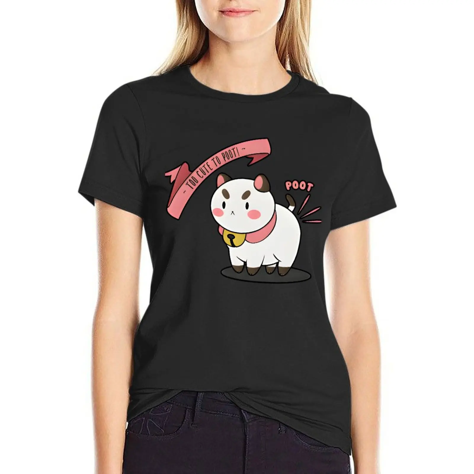 

cute poot T-shirt cute tops graphics tees Women's tee shirt