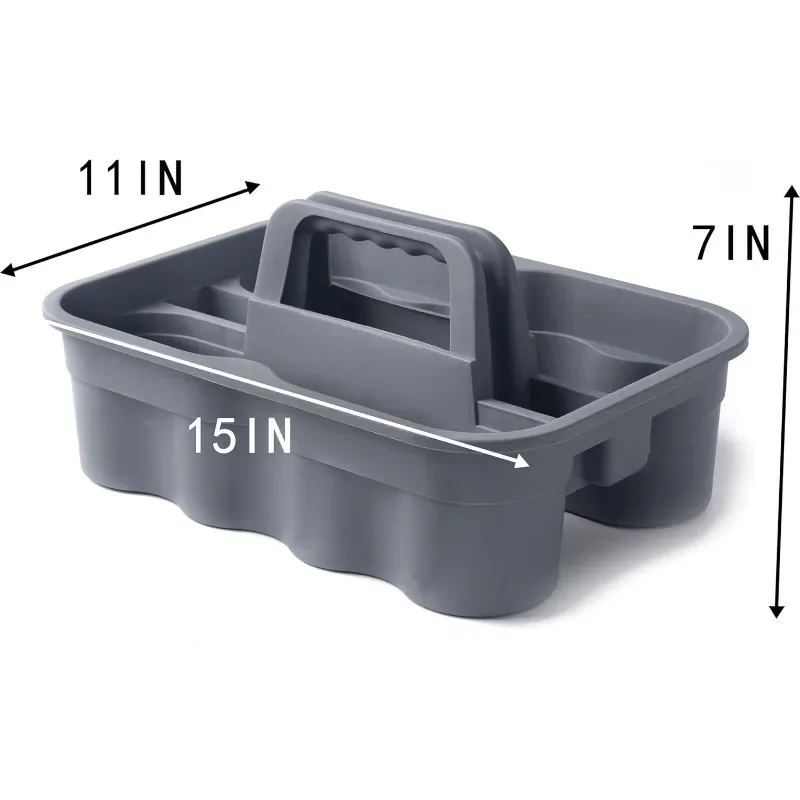 Plastic Hand Tool Cleaning Rack, Portable Shower Basket Storage Rack with Handle Cleaning Product Organizer