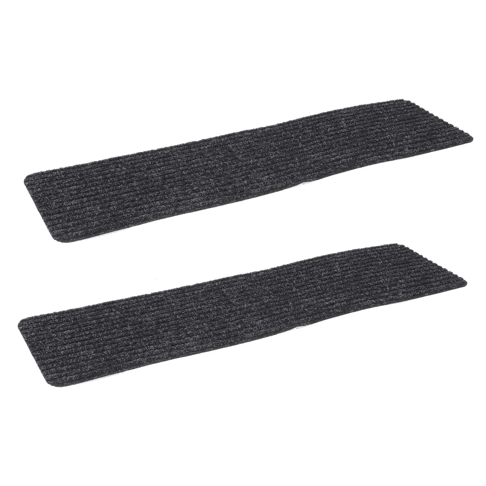 

2 Pcs Double Stripe Stair Mat Child Carpet Mats Self-Adhesive Pads