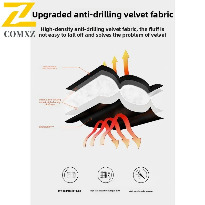 Autumn Winter Men's Down Work Vest Stand Collar  Loose Fit Waterproof Windproof Workwear Jacket for Hiking Camping Fishing 2025