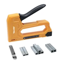 TOLESA Light Duty Staple Gun for Wood - Upholstery Nail Gun with 1600pcs Staples 1/4, 5/16, 3/8 Inch and Staple Remover 1