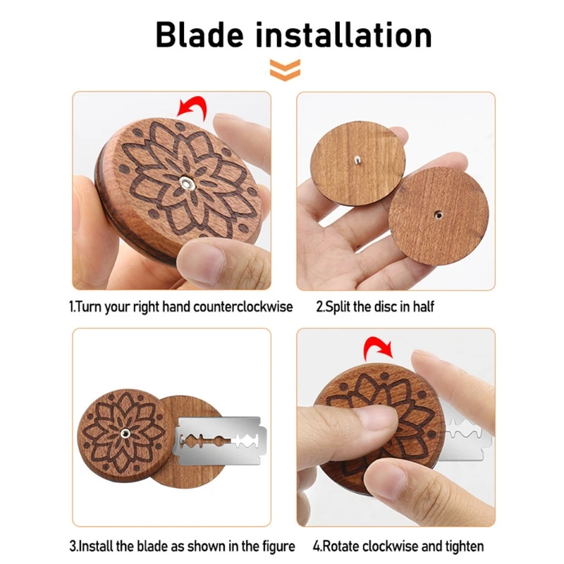 Baking Sourdough Bread Knife UFO Bread Lame Bakers Unique Rosewood /Beech Wood Baking Sourdough