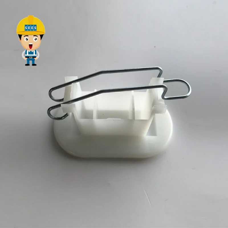 SEES SDH315301 Escalator Handrail Anti-deviation Guide Block Plastic L100mm W57 H40mm W Spring SDH392124 Use for 9300 9500 9700