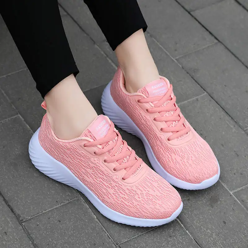 Zapatillas Deportivas Mujer Con Plataforma - Tallas 35-42, Transpirables, Ligeras, Ideales Para Gimnasia O Diario