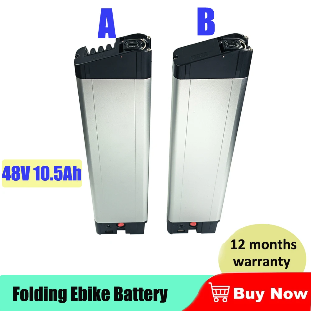 Batteria Ebike 48V 10.5Ah Per Batterie Di Ricambio E-Lux Sierra Ebike Pack Per Zendnapp Z101 Pieghevole Ebike Akku Con Caricabatterie