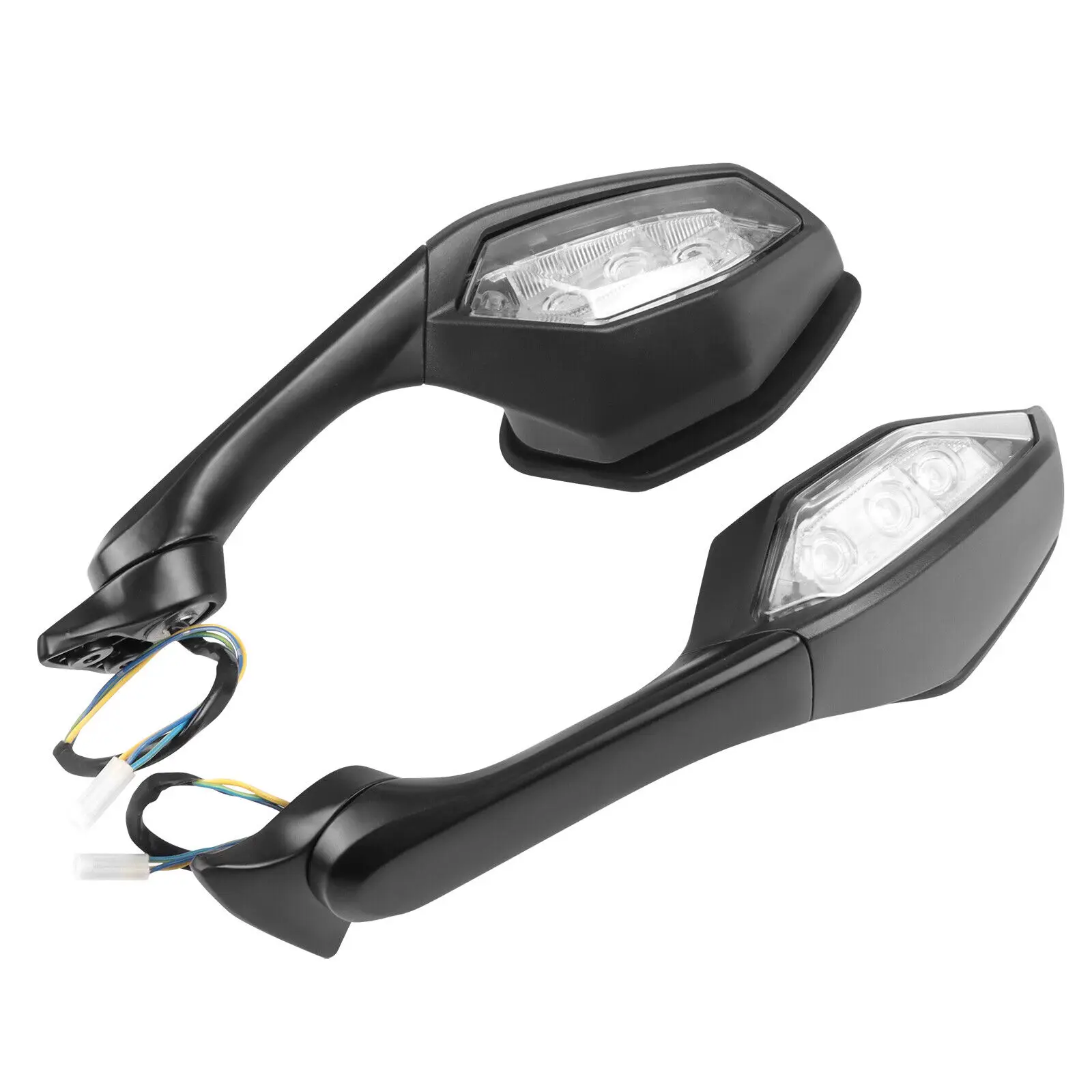 Motorcycle Accessories Rear View Mirrors LED Turn Signal For Yamaha YZF R1 15-24 YZF-R1M/S YZF R6 17-22 4
