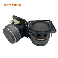 SOTAMIA 2Pcs 2 Inch Audio Sound Speaker 4 Ohm 15W Long-stroke HIFI Fever Speaker High Power Home Theater Music Loudspeaker 1