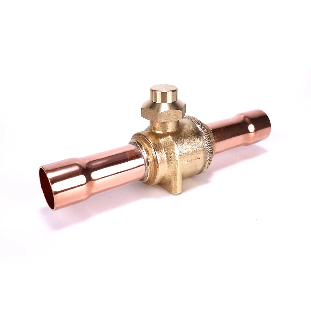 

LEFOO Brass manually adjusted Shut-off Ball Valve LFBV
