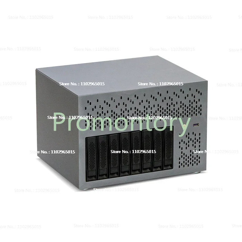 

Centaur NAS/AIO chassis DIY8 disk ATX half height pcie black Qunhui SFX file storage server