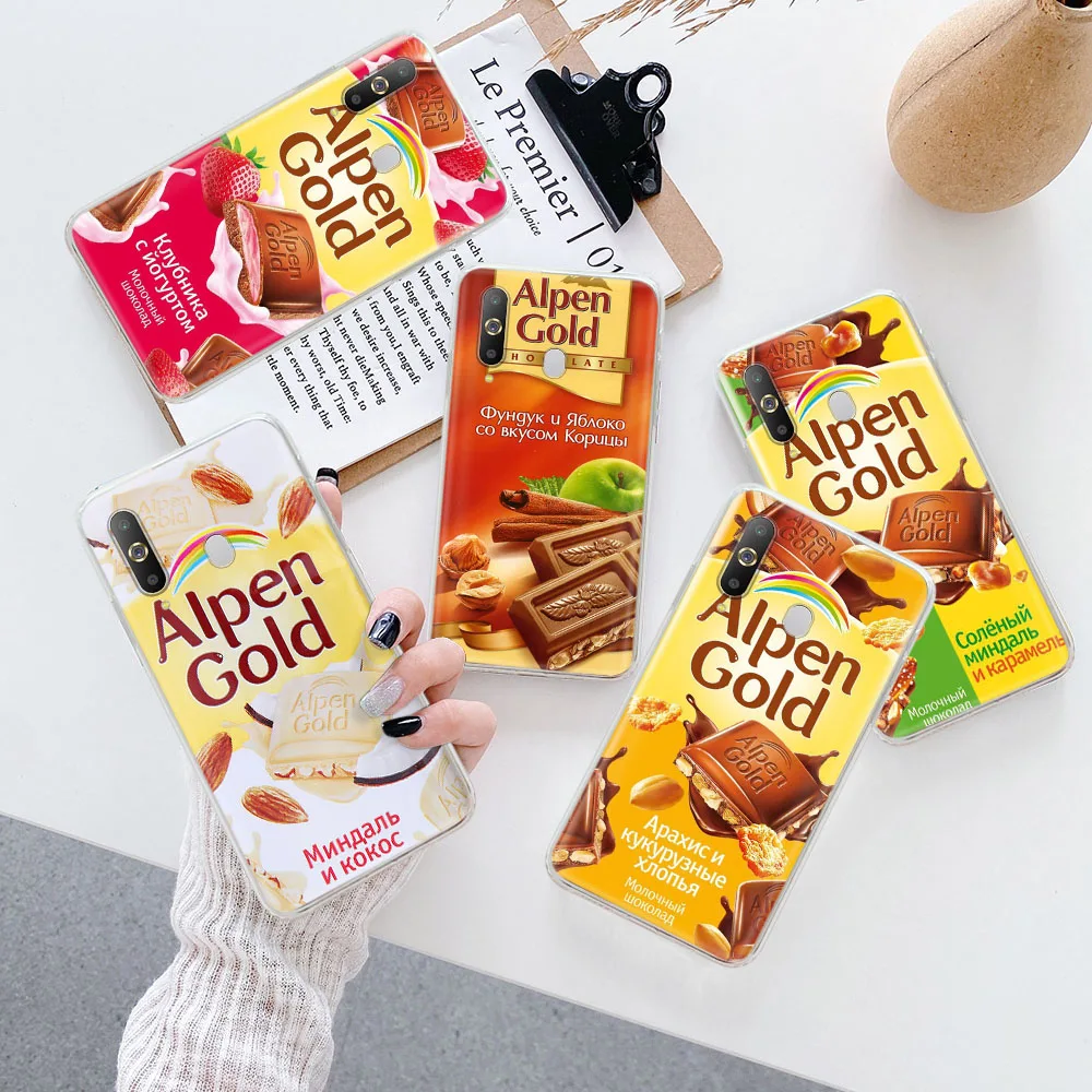 Custodia Trasparente Alpen Gold Per Motorola Moto G8 Power G7 Play G 5G Z2 G4 Plus