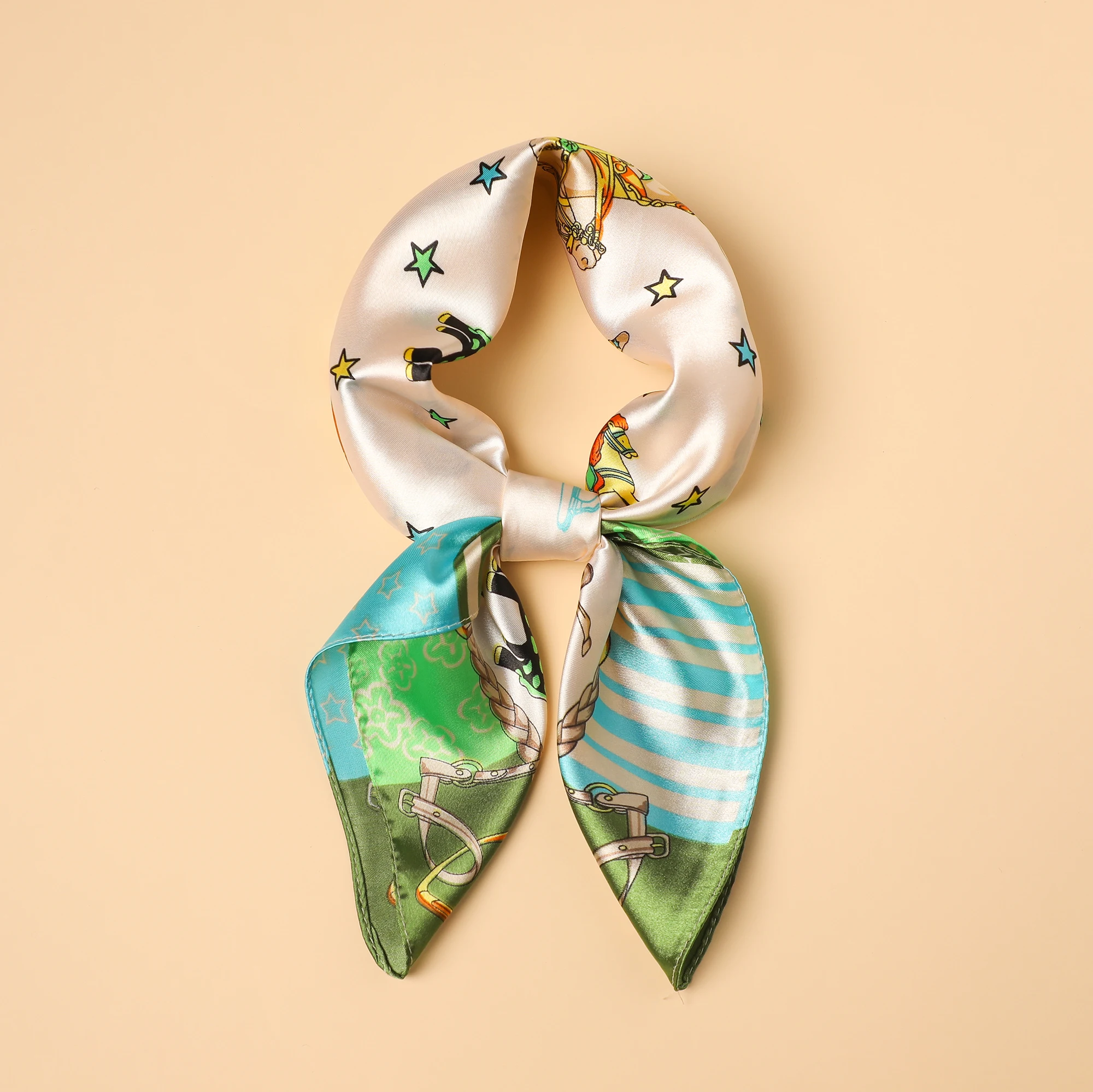 الفاخرة ليوبارد طباعة طباعة الإناث الحرير وشاح للر...