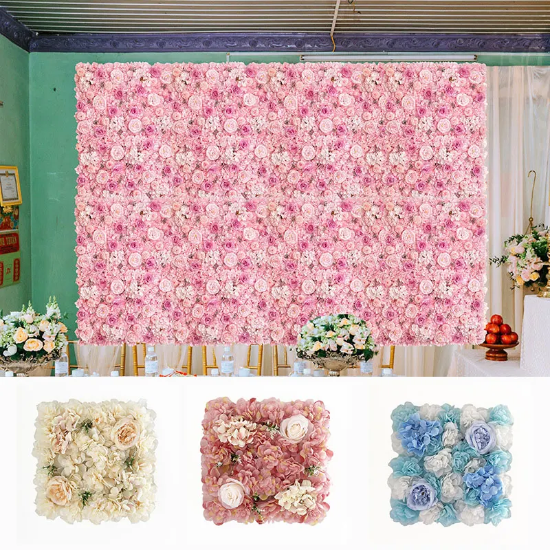 

1pc 35 * 35cm Diy Wedding Flower Wall Decoration Evening Decoration Artificial Flower Rows Decoration Wedding Arch Background