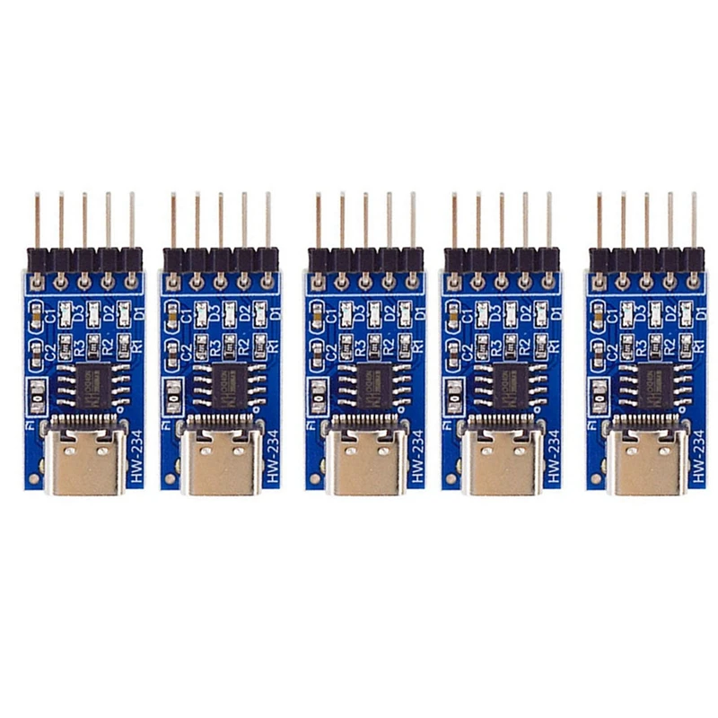 Лидер продаж 3C-TYPEC USBC к TTL последовательному порту модуль CH340N Обновление MCU линия