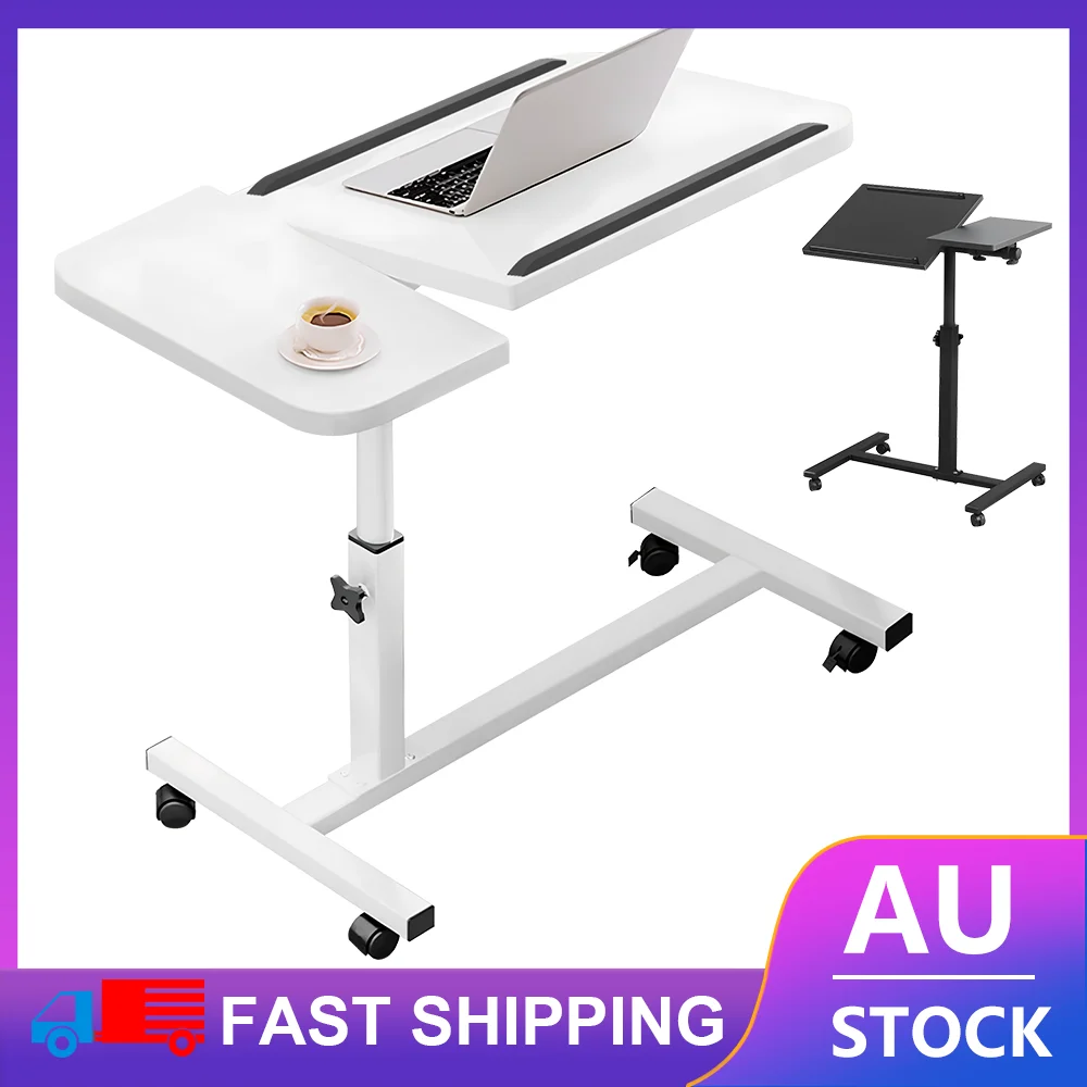 Black/White Adjustable Folding Laptop Lazy Table Stand Lap Room Sofa Bed PC Notebook Desk