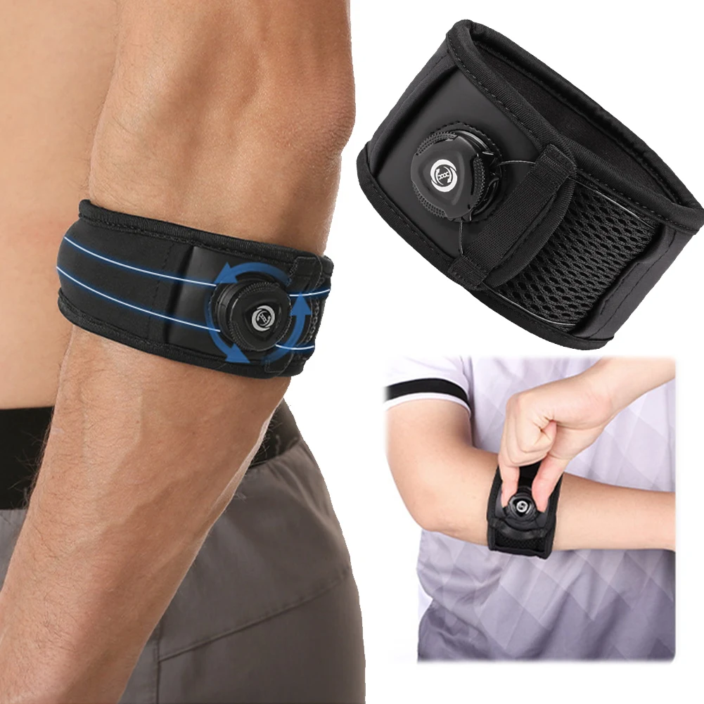 3-1PCS Adjustable Elbow Brace Breathable Arm Support Band Non Slip Golf Elbow Strap Basketball Tennis Brace for Gym Sports elbow brace elbow strap elbow pads