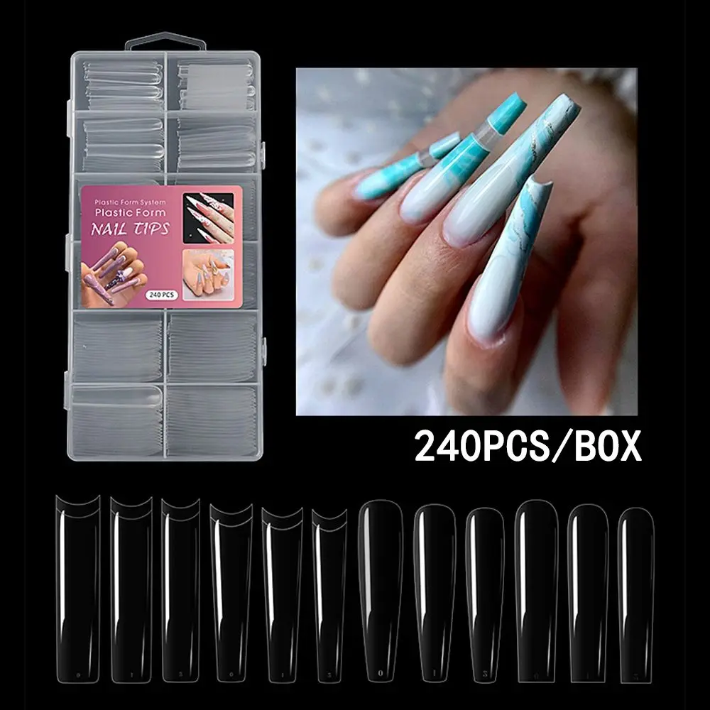 

Artificial Manicure Tips Full/Half Cover Fake Nails Long Coffin C Curved Square Stiletto Acrylic False Nails Nail Art