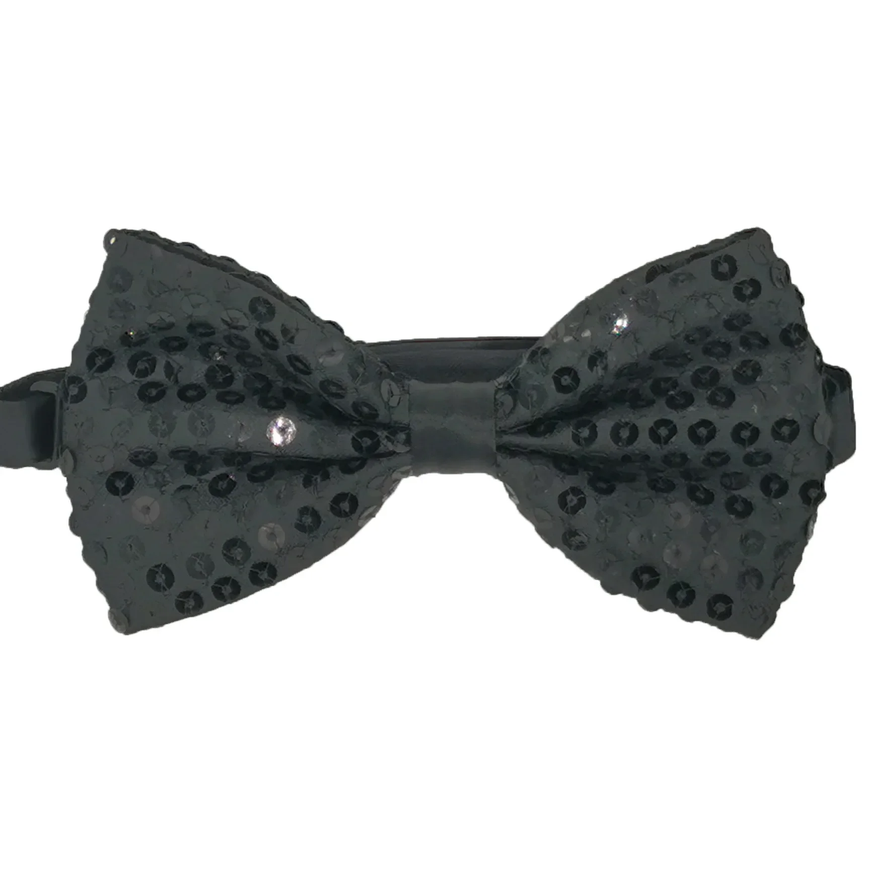 Sequin Bead Bow Tie Solid Color Reflective Patch