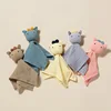 Baby Cotton Muslin Comforter Blanket Newborn Sleeping Dolls Cute Cattle Kids Sleep Toy Soothe Appease Towel Bibs Saliva Towel 1