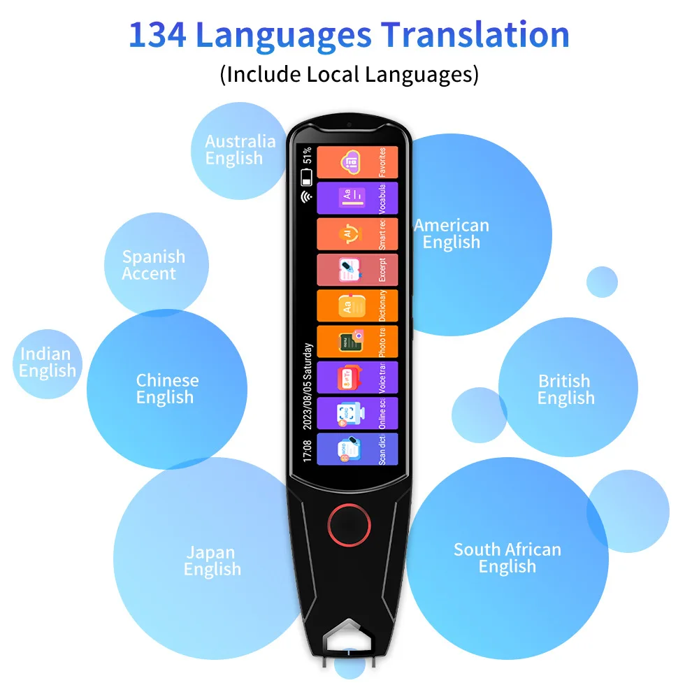 MD34 Voice Translator Offline Scan Translation Pen Business Scanning Reading Pen Translation TranslationArabic voice translator