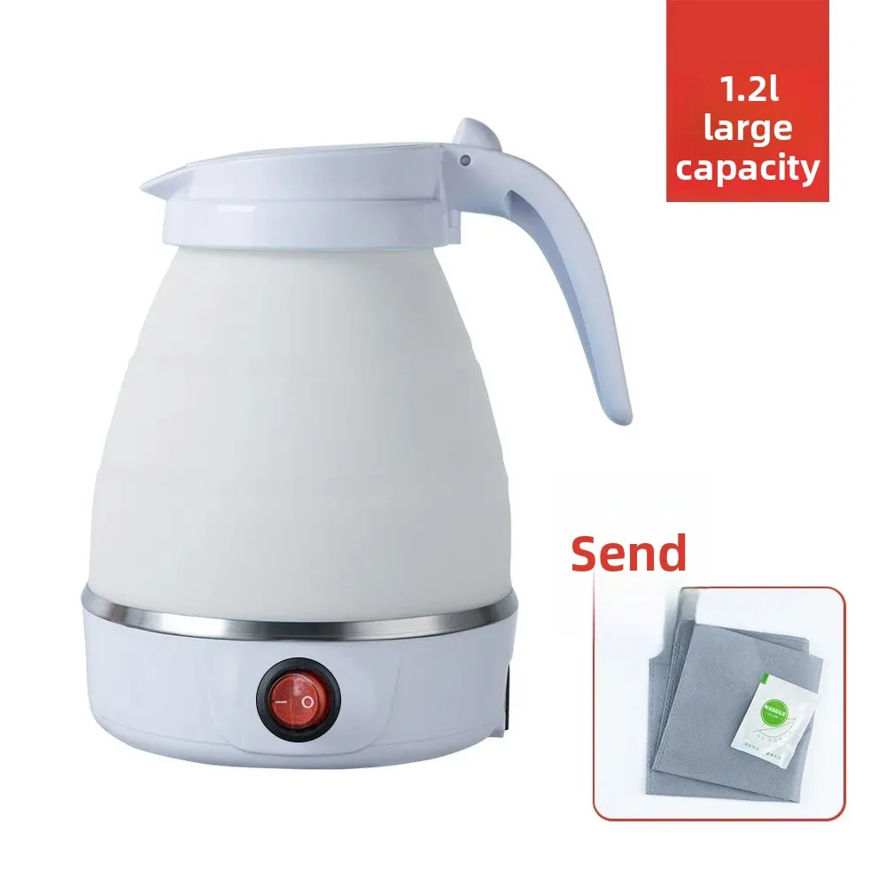 1.2L Foldable Electric Kettle - Travel & Home Use...