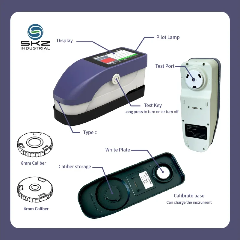 SKZ-SY3020 Hands pektro photometer Farb messgerät für genaue Farb analyze 5