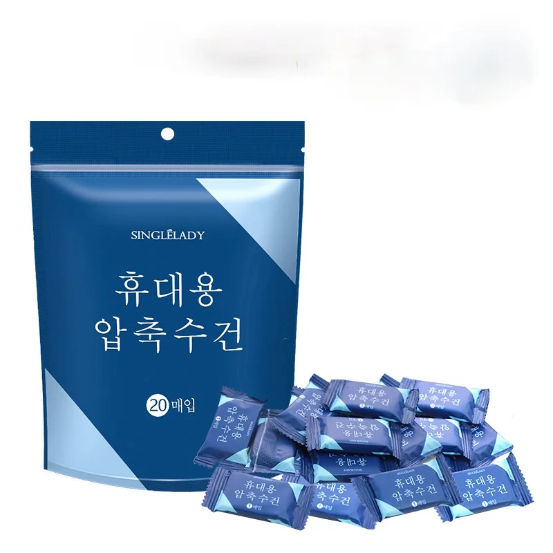 

50PCS Korean Style Cleansing Compressed Towel Portable Travel Face Care Makeup Soft Cotton Magic Wet Water Available