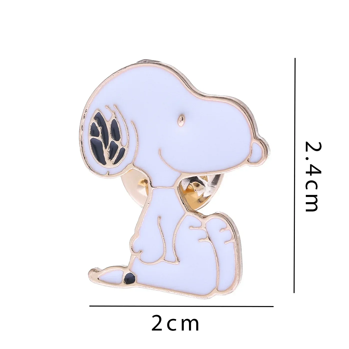 Snoopy Cartoon Lapel Pin Anime Figure Cute Enamel Pins Bag