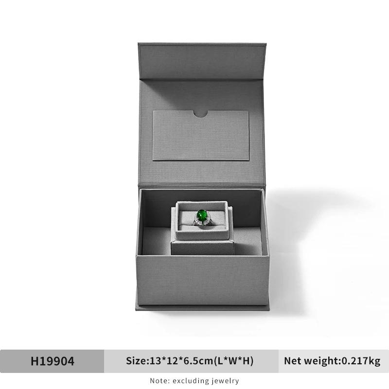 Oirlv Ring Box: Expertly Crafted with a Secure Slot for Elegant Jewelry Display
