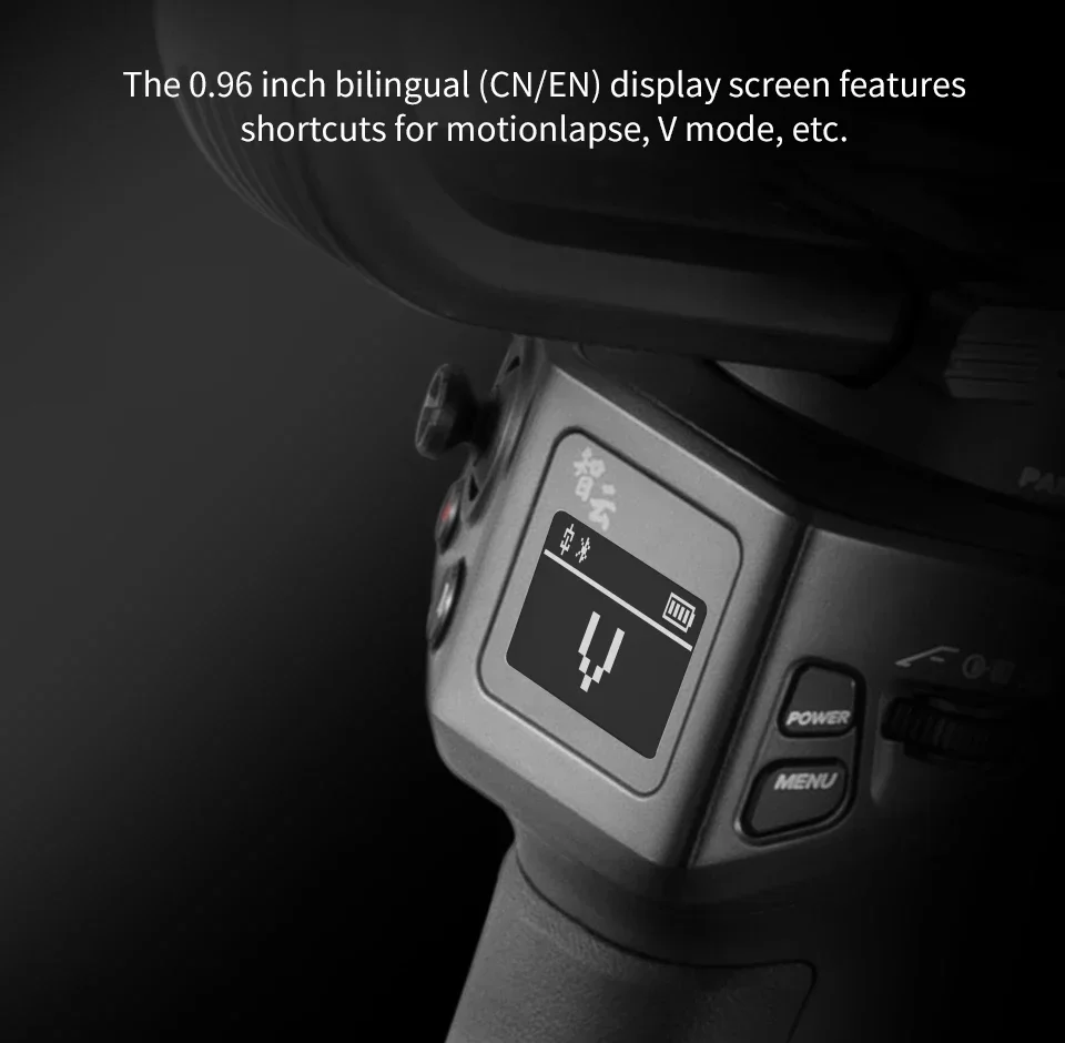 ZHIYUN Weebill 3S Camera Gimbal Stabilizer 3-Axis Handheld Built-in LED Fill Lig