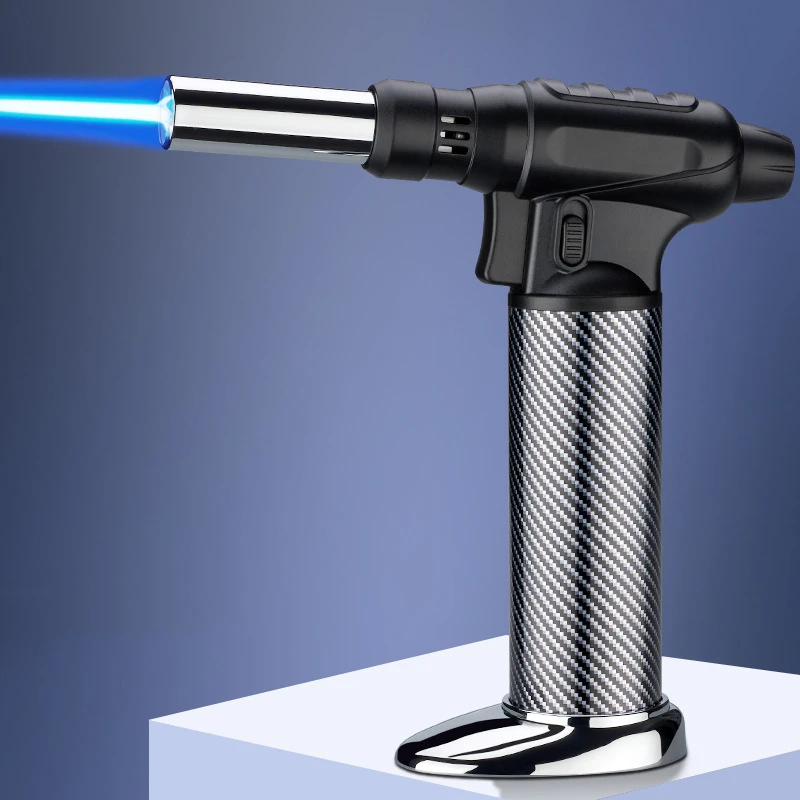 

New Windproof Powerful Welding Gun Inflatable Lighter Jet Gas Butane Torch Metal Lighter Outdoor BBQ Kitchen Lighter Igniter