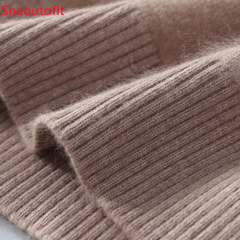 Pure Mink Cashmere Men's Sweater 2023 Autumn and Winter Casual Fashion Pullover Honeycomb Needle POLO Collar Knit Men's Top Hot