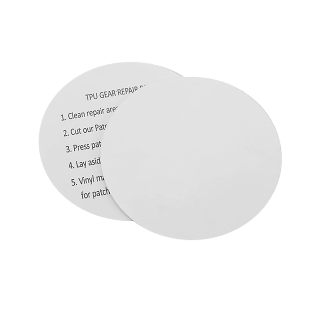 Round Inflatable Repair Patches Heat Resistant Inflatable Boat Repair Kit Waterproof Swimming Float Tape for Air Mattress for Repair Patches