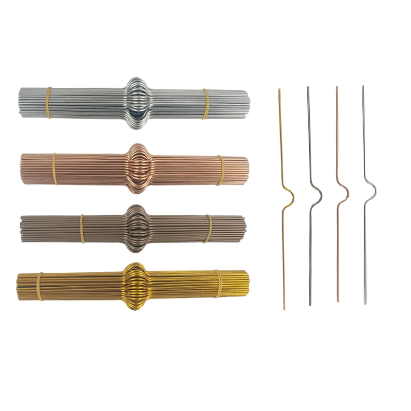 20cm Gold Copper Calendar Hook Hanging Rod A4 Horizontal Calendar Accessories Hanger Pole A3 Kit 100pcs