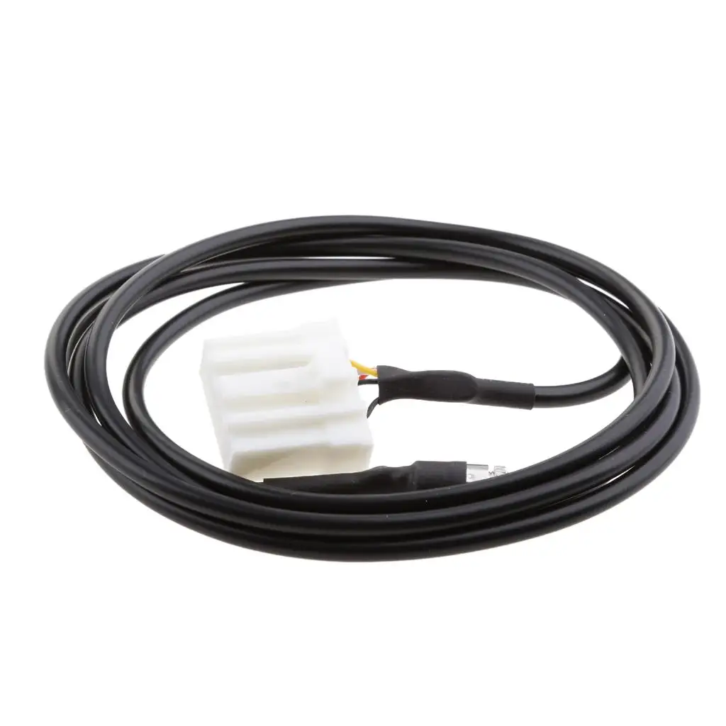 마쓰다 2 3 5 6 MX5 RX8용 자동차 3.5mm AUX 오디오 입력 암 어댑터 케이블