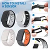 SportFlex Wrist Band Soft-Touch Silicone Waterproof and Sweatproof Replacement Band Compatible for WHOOP 4.0 HRM 3