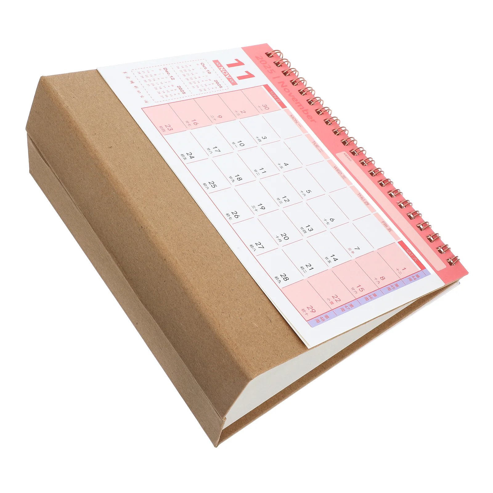 

Office Decor 2025 Desk Calendar Noting Month Standing Decorative Delicate Turn The Page Academic