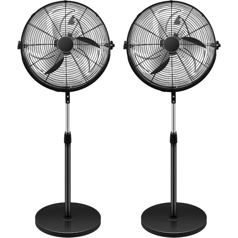 

Simple Deluxe 20 Inch Pedestal Standing Fan, High Velocity, Heavy Duty Metal For Industrial, Commercial, Residential