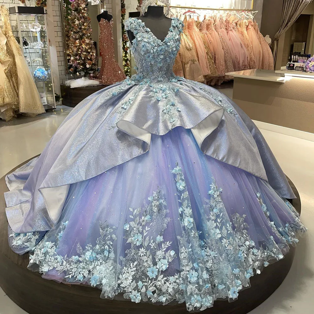 

Розовое Кружевное мексиканское платье Quinceanera с аппликацией на бретельках бальное платье без рукавов с открытой спиной корсет Vestidos De XV Anos