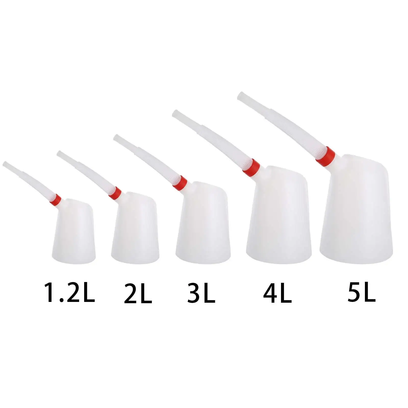 Oil Measuring Jug Universal Garage Pouring Flexible Spout ABS Oil Pot Container Measuring Motorcycle Diesel Car,oil measuring jug