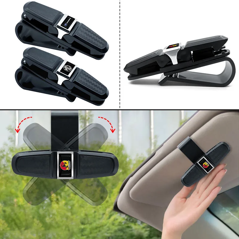 Car Sun Visor Glasses Sunglasses Clip Decorate for Geely Lc EMGRAND Atlas Coolray EC7 EC8 GS GC2 GC5 GC6 GC7 GX2 Accessorie | Автомобили и