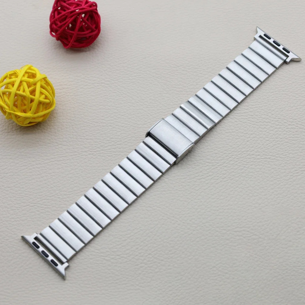Premium Stainless Steel Watch Strap - Sleek Metal Wristband Bracelet