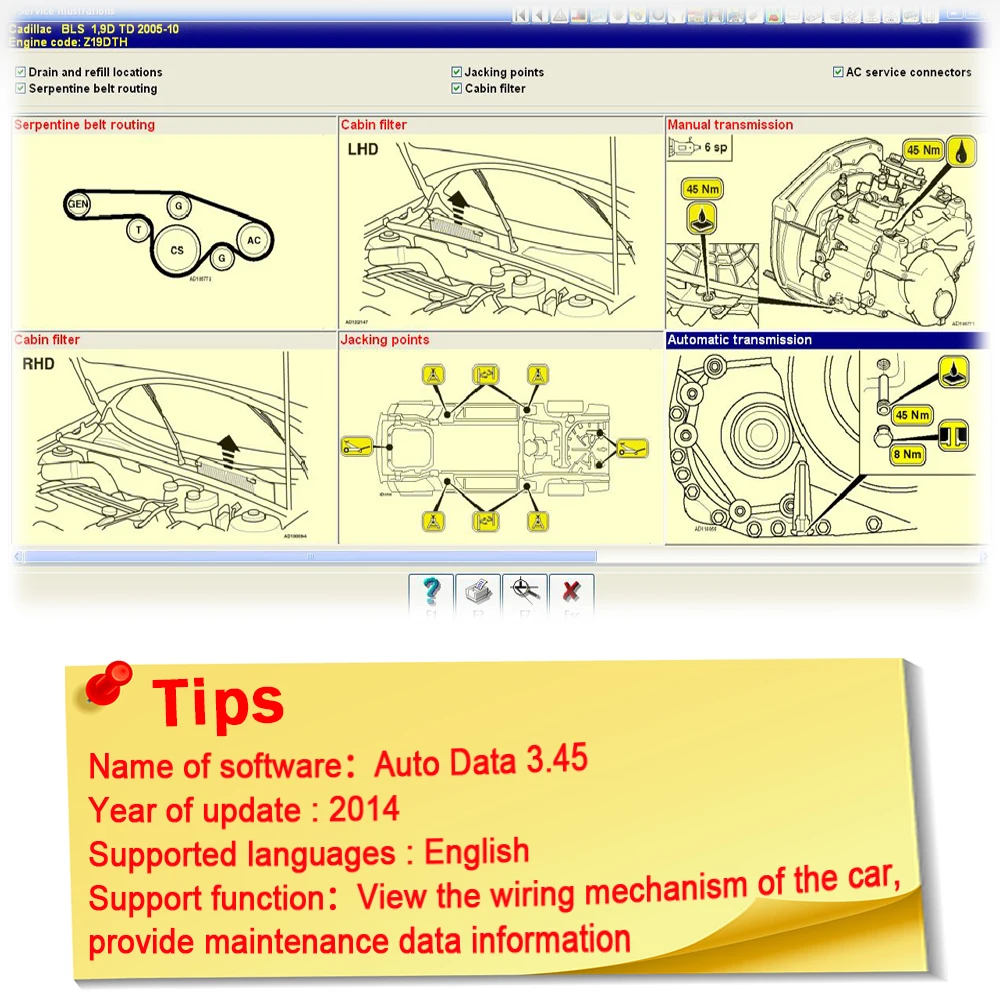 Newest Version Autodata 3.45 Auto Repair Software Wiring Diagrams Data With  Install Video Auto Repair Tool Work With Mini Vci - Diagnostic Tools -  AliExpress