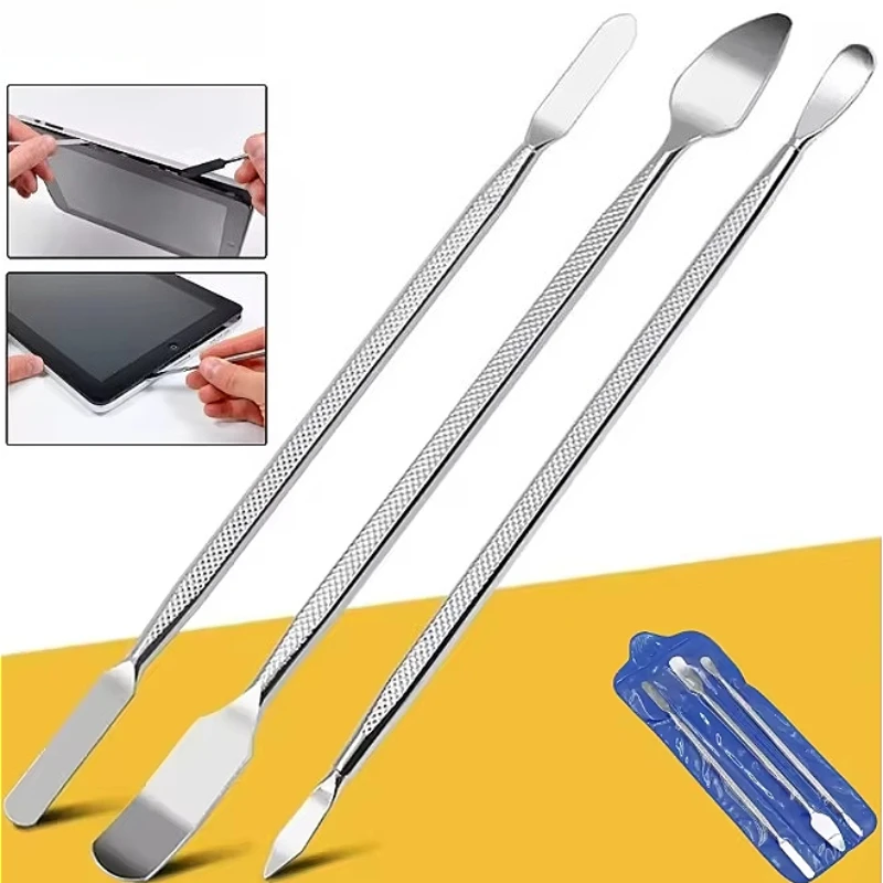 3pcs Universal Mobile Phone Repair Opening Tool Metal Disassemble Crowbar Metal Steel Pry Phone Hand Tool Set 3pcs Universal Mobile Phone Repair Opening Tool Metal Disassemble Crowbar Metal Steel Pry Phone Hand Tool Set