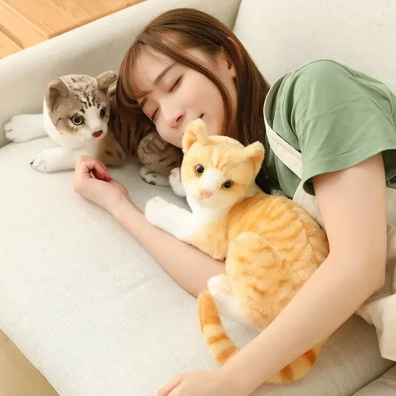 Cute Plush Cat Doll Soft Stuffed Animal Plush Kitten Toys for Children Cartoon Kids Girl Baby Birthday Gift 6