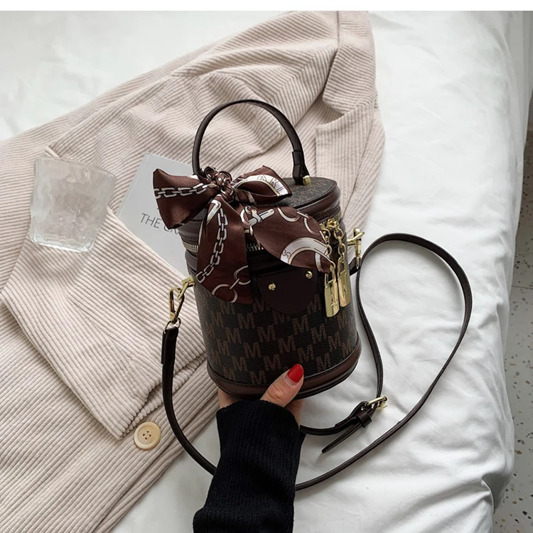 Women's Tote Bucket Bag Pu Leather Shoulder Handbag For Daily Wear_voghion.com