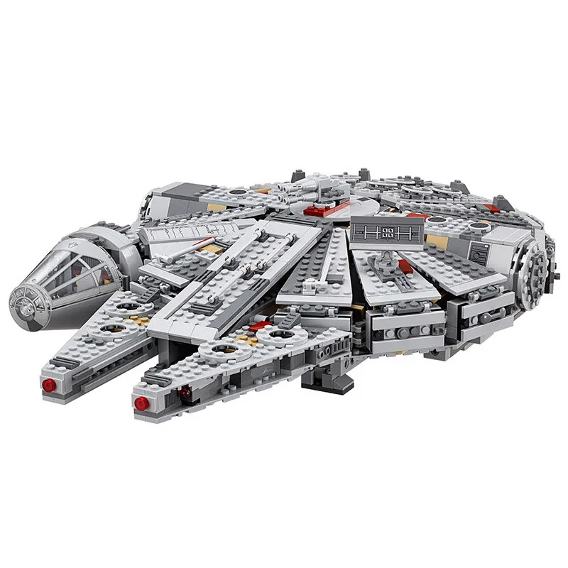 

1381 Pcs Millennium Ship Force Awakens Set Compatible 79211 Falcon Model Building Blocks Toys For Children Gift Kids