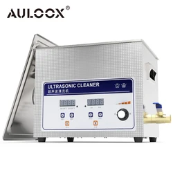 6.5L Ultrasonic Cleaner Dish Bath Diswasher 180W Power Adjust Portable Washing Machine for Watches Contact Lens Glasses Denture